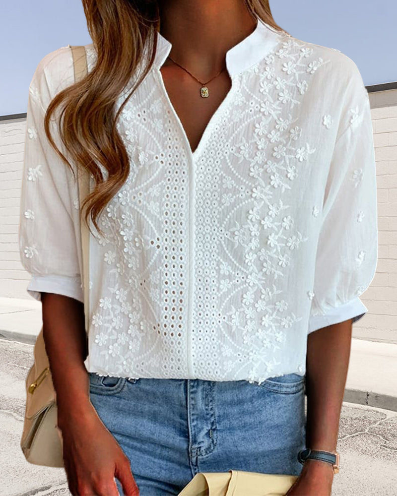 Cambria Chic Decorated Blouse