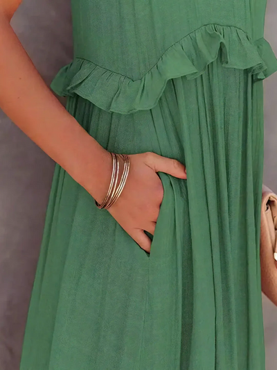 Mabel - Ruffle Breeze Maxi Dress