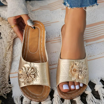FLORA | Orthopedic Sandals with Floral Design